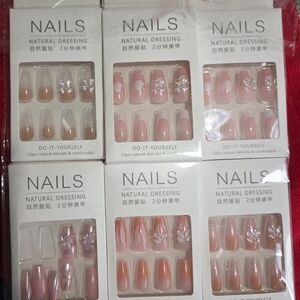 Grneric Pink and Nude Press-On Nail Sets